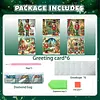 6pcs Nutcracker DIY Diamond Painting Cards Art 15x15cm for Adults