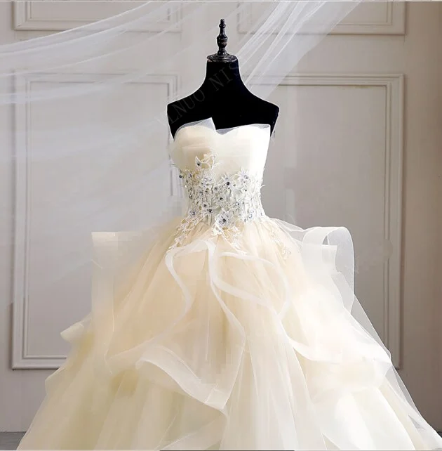 Quinceanera Dresses Party Prom Lace Embroidery Strapless Ball Gown 5 Colors Quinceanera Dress Plus Size Vestido De Quince Robe