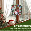 Acryl Weihnachten Schneemann Kranz - 5d DIY Handwerk Anhänger
