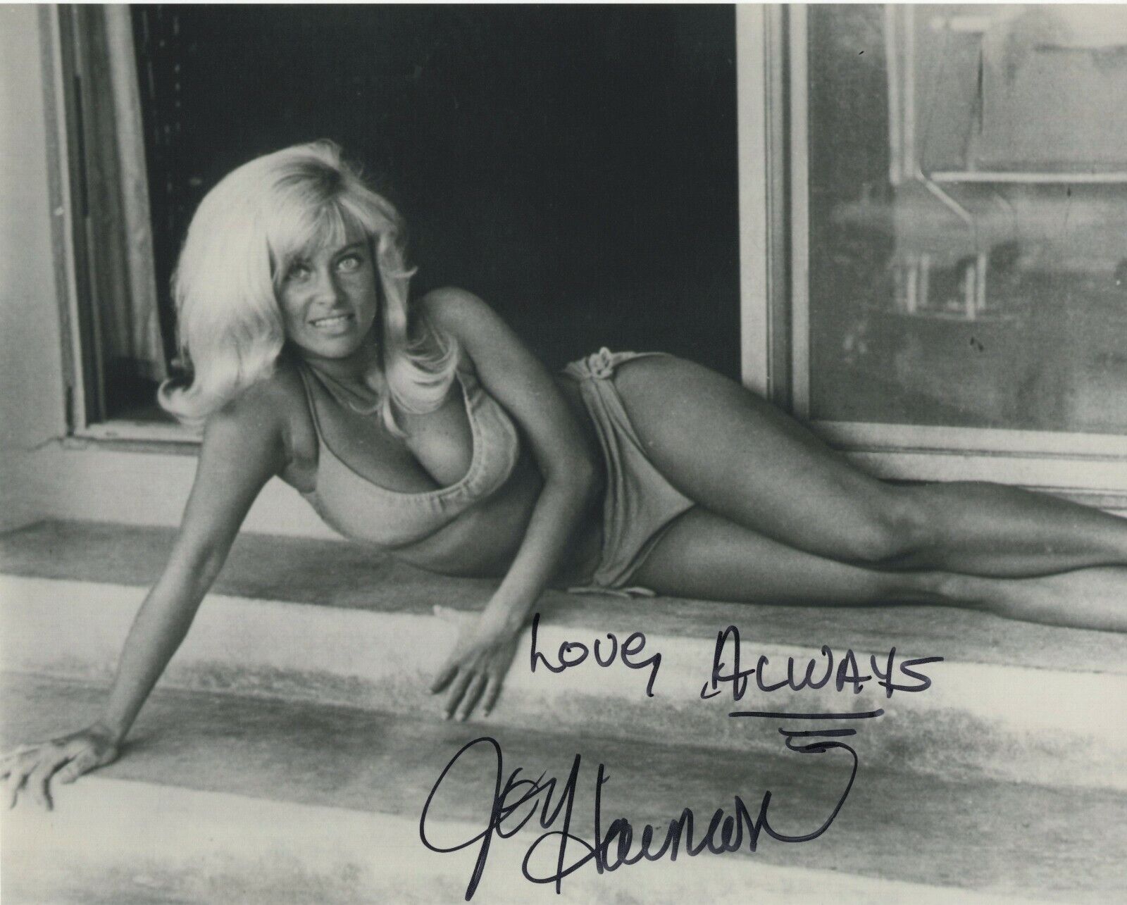 JOY HARMON SIGNED AUTOGRAPH 8X10 Photo Poster painting SEXY HOT CAR WASH COOL HAND LUKE #2