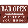 Funny Bar Open - Vintage Metal Signs - 20*30cm/30*40cm - Warning