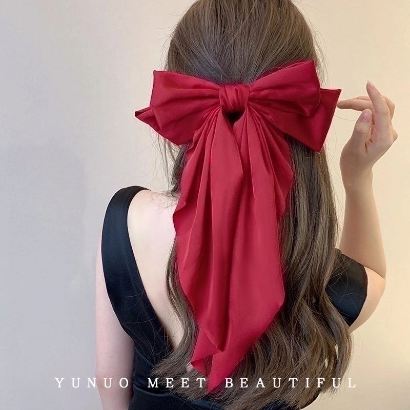 Women’s Sweet Minimalist Bow Knot Cloth Hair Clip