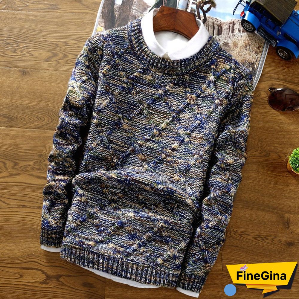 Turtleneck Slim Men's Sweater