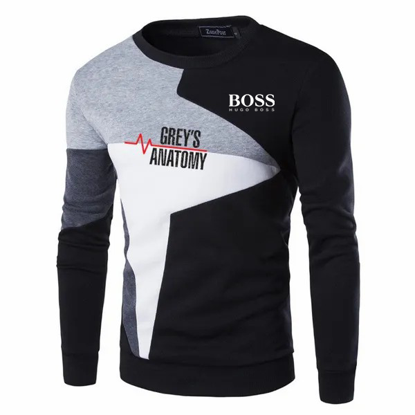Męska bluza z okrągłym dekoltem BOSS New Fashion