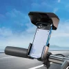 Mobile Phone Holder with Rain Cover Shock Resistant Stand for 4.7-7 Inch Phones