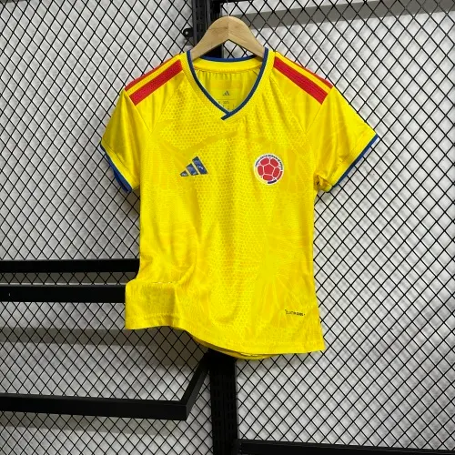 26-27 Colombia Home Women's Player Version Football Jersey 1:1 Thailand Quality
