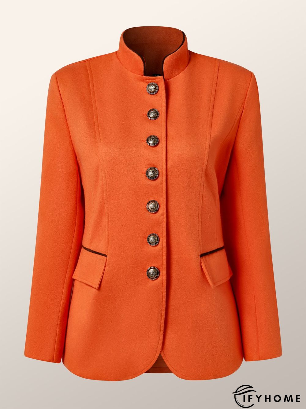 Urban Regular Fit Long Sleeve Plain Jacket | IFYHOME