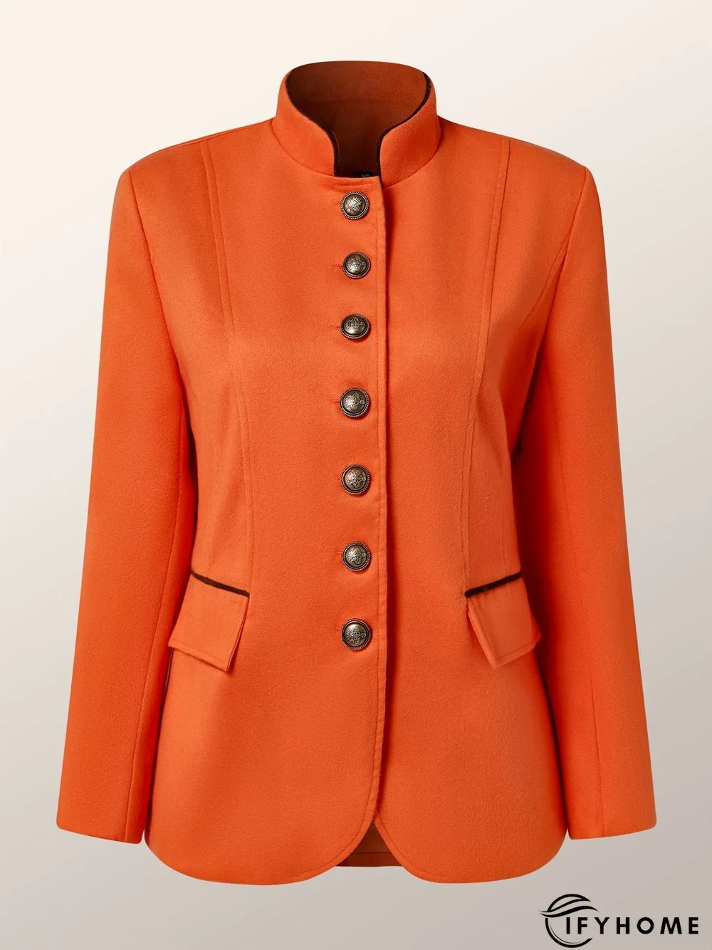 Urban Regular Fit Long Sleeve Plain Jacket | IFYHOME