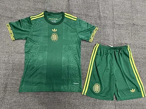 2025 Mexico National Special Edition Green Football Shirt 1:1 Thai Quality Kids Size
