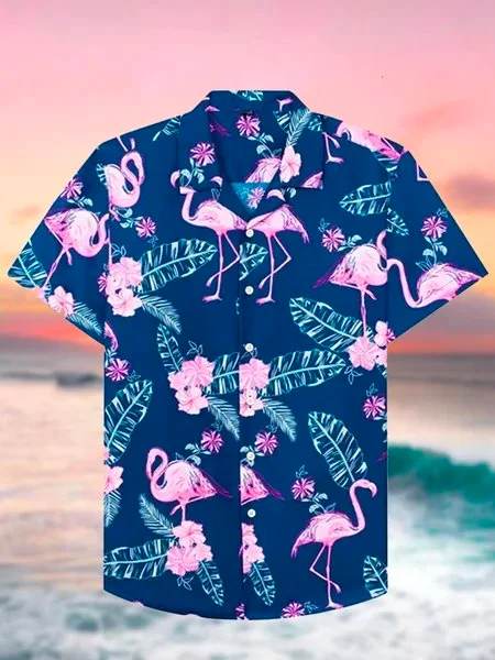 Men's casual Hawaiian shirts