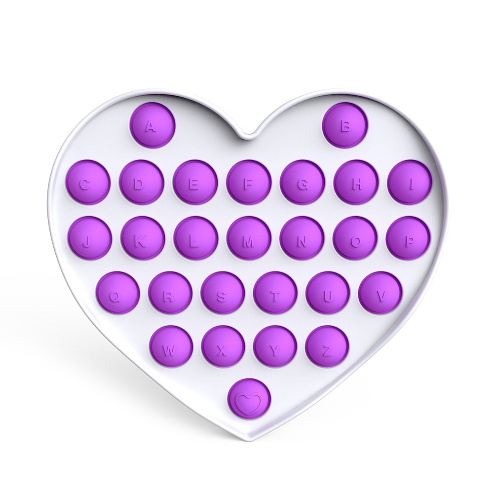 

Heart Purple - Pop It Fidget Toy, 501 Original