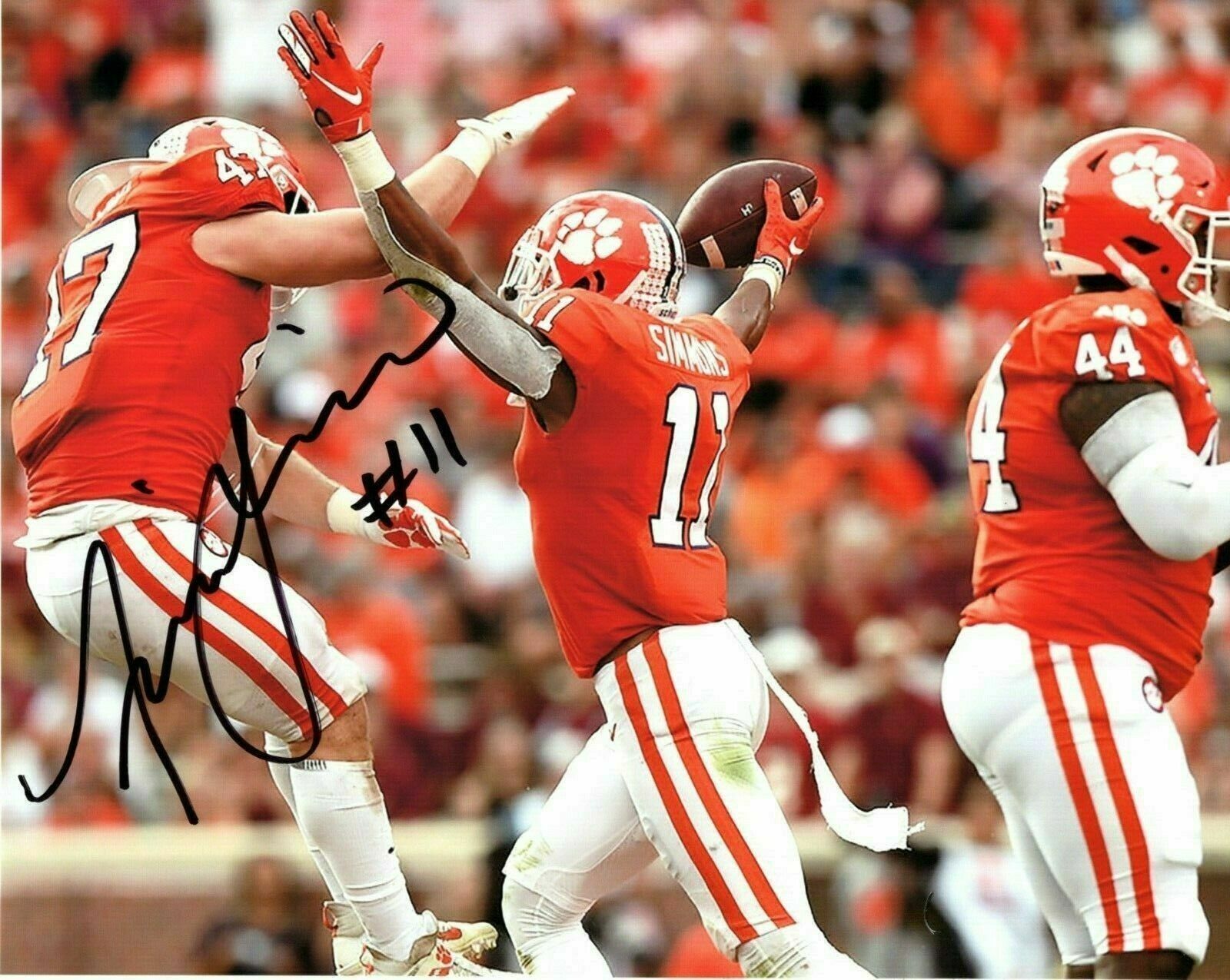 Isaiah Simmons Autographed Signed 8x10 Photo Poster painting ( Clemson Tigers ) REPRINT
