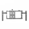 Sunwayfoto PCR-01 Mobile Phone Handheld Bracket Vlog Expansion Shooting Video Universal Mobile Phone Double Handle Rabbit Cage Stabilizer Aluminum Alloy Multi-Function Bracket
