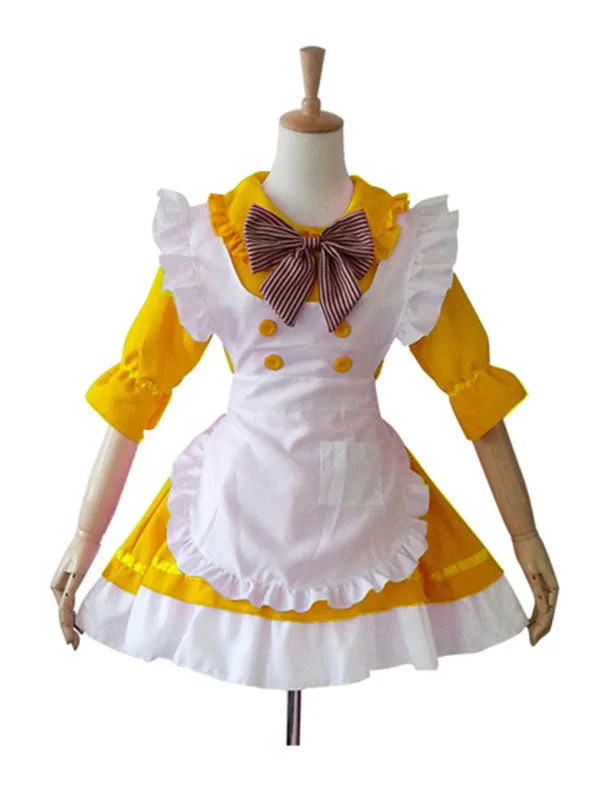 Lolita Maid Dress Cosplay Waitress Costume-elleschic