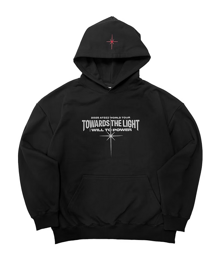 2025 Ateez Towards The Light: Will to Power EU POP UP Merchandise Tour Hoodie officialateezshop