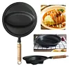 Cast Iron Frying Pan with Handle Omurice Cooking Pot Pancake Mold Skillet Pan