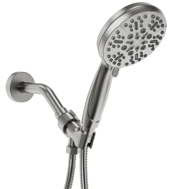 EVERSTEIN High Pressure Handheld Shower Head Brushed Nickel