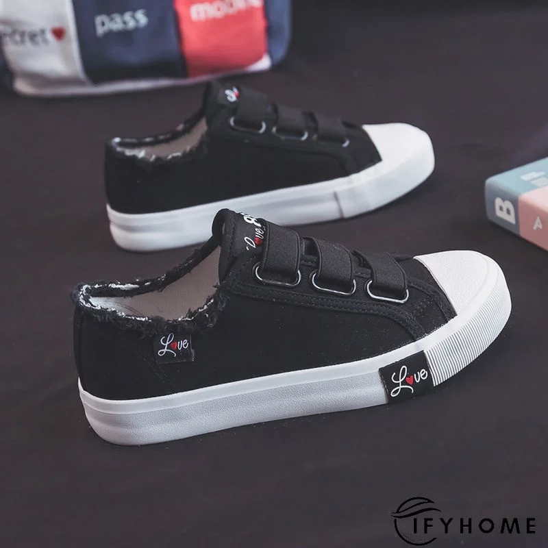 Women Canvas Low Heel All Season Sneakers | IFYHOME