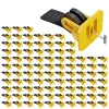 50/100 Pi&egrave;ces Carrelage positionnement leveler carrelage pose outil avec broches de 1,5 mm