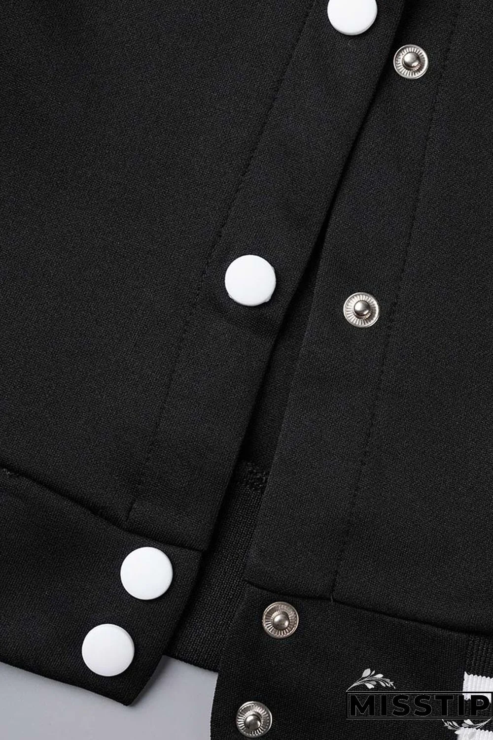 Green Casual Solid Patchwork Buckle Long Sleeve Two Pieces