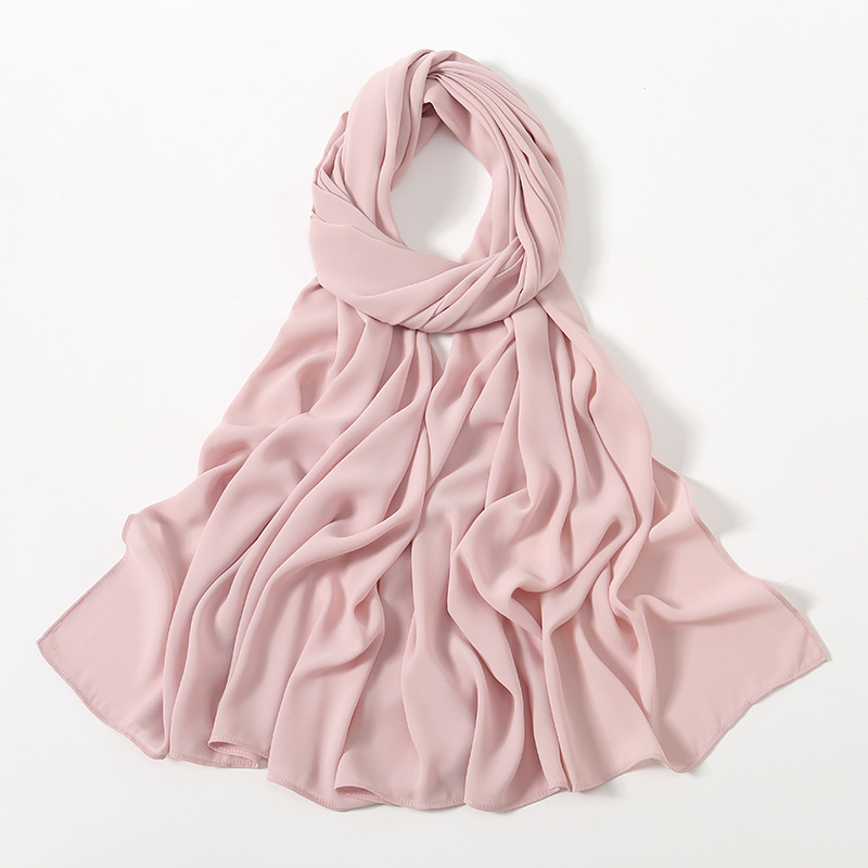 Solid Color Chiffon Women Headscarf | Oxredo Shop Ramadan Sale