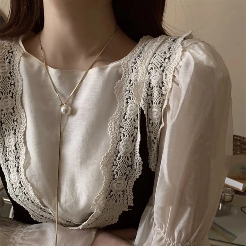 Minimalist Round Copper Plating Gold Plated Pendant Necklace