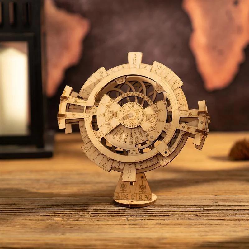 Perpetual Calendar 3D Wooden Puzzle LK201、shopify、sdecorshop