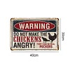 Warning Signs - Metal Tin Signs(12*16Inch)