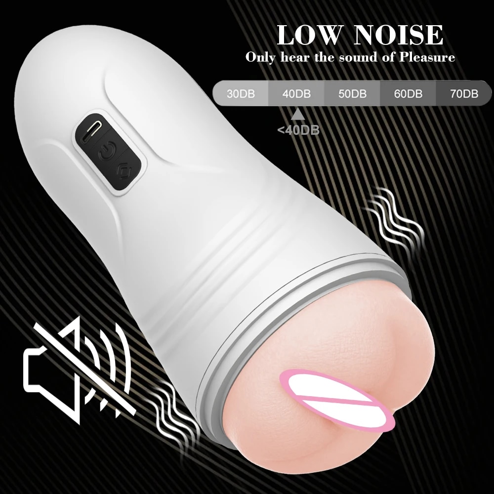 Male Masturbator Blowjob Vibration Machine with Real Vagina Pocket Pussy