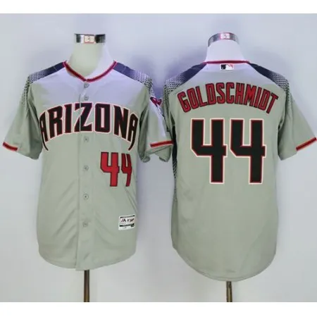 Diamondbacks #44 Paul Goldschmidt Gray/Brick New Cool Base Stitched MLB Jersey