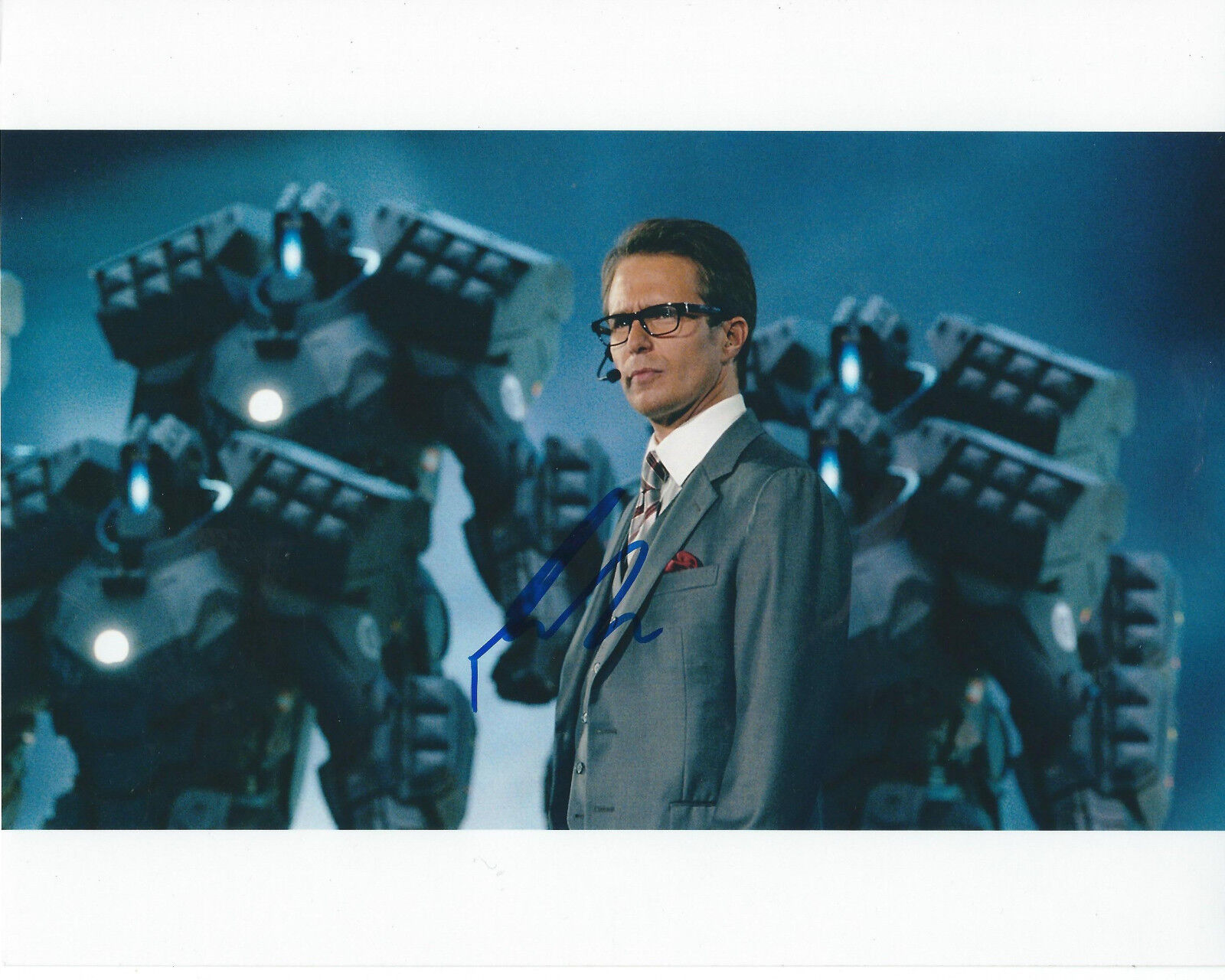 SAM ROCKWELL IRON MAN 2 AUTOGRAPHED Photo Poster painting SIGNED 8X10 #2 JUSTIN HAMMER