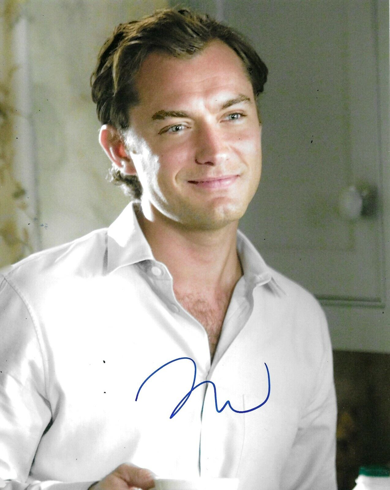 Jude Law Signed The Holiday 10x8 Photo Poster painting AFTAL