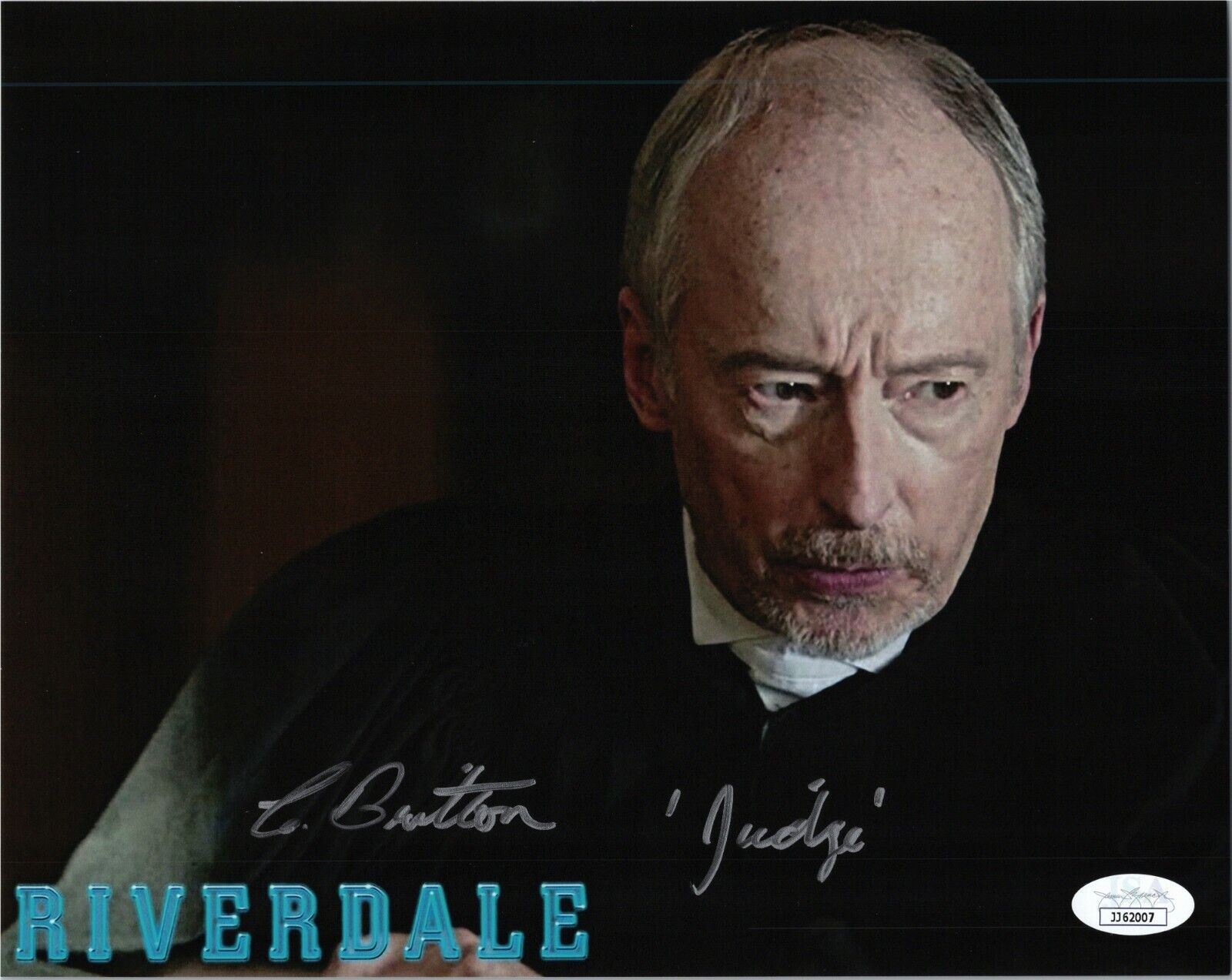 CHRIS BRITTON Authentic Hand-Signed RIVERDALE ~ JUDGE