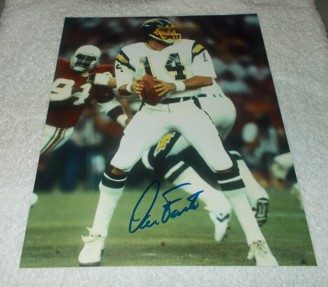 DAN FOUTS San Diego Chargers SIGNED AUTOGRAPHED 8X10 Photo Poster painting W/COA