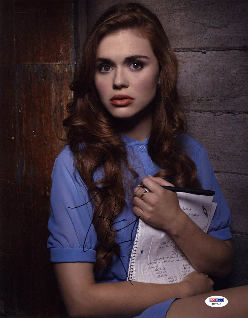Holland Roden SIGNED 11x14 Photo Poster painting Lydia Martin Teen Wolf PSA/DNA AUTOGRAPHED