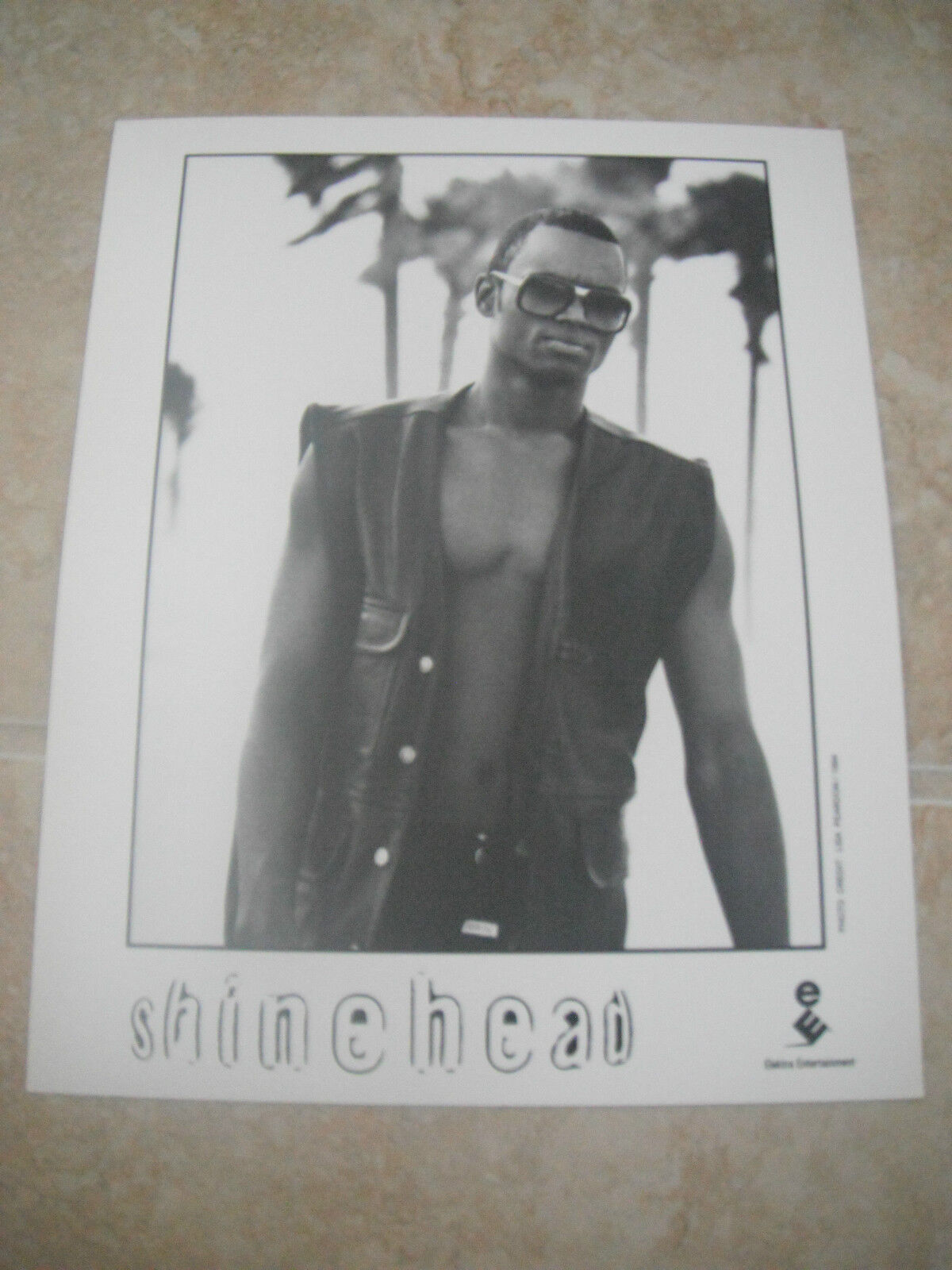 Shinehead B&W 8x10 Promo Photo Poster painting Picture Reggae