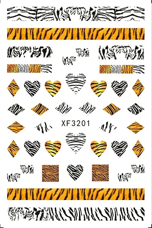 Nail Art Decals Colorful Glass Sticker for Nail Self-adhesive DIY Sticker Decals Manicure for Nail Art Sticker Design Decoration