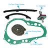 Cam Timing Chain Guides Tensioner and Cover Gasket Fit for Suzuki LTZ400 2003-2008 Replace 12771-29F00 12811-07G00