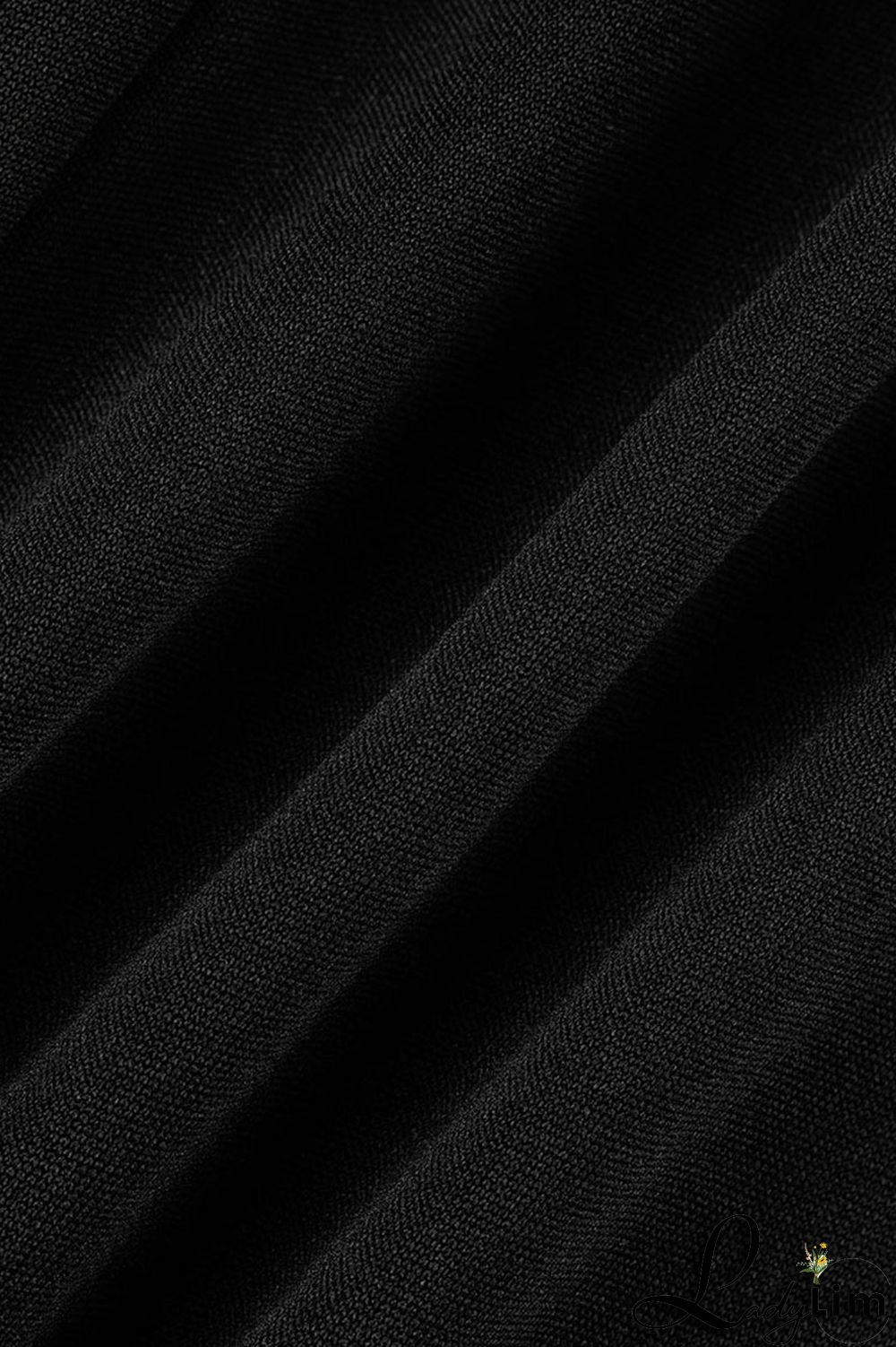 Black Sexy Solid Backless Asymmetrical V Neck Sleeveless Two Pieces