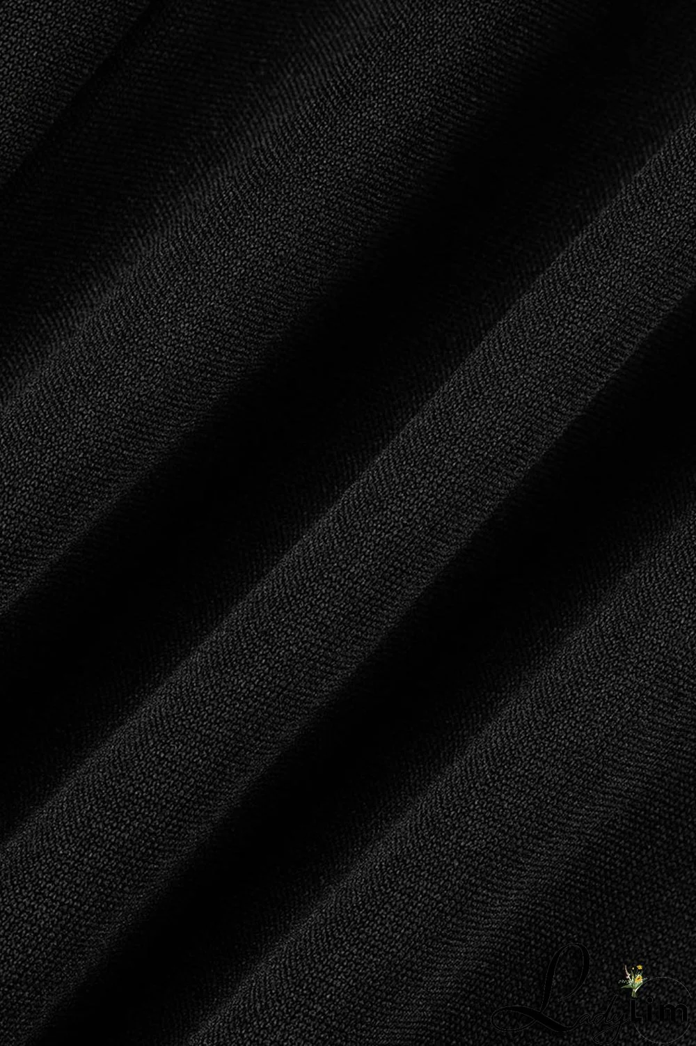 Black Sexy Solid Backless Asymmetrical V Neck Sleeveless Two Pieces