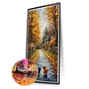 Diamond Painting - Full Round Drill - Autumn Path(Canvas|40*70cm)