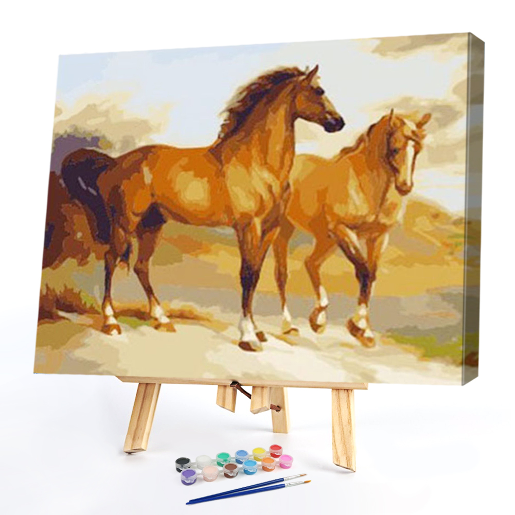 

40*50CM Paint By Numbers-Horse, 501 Original