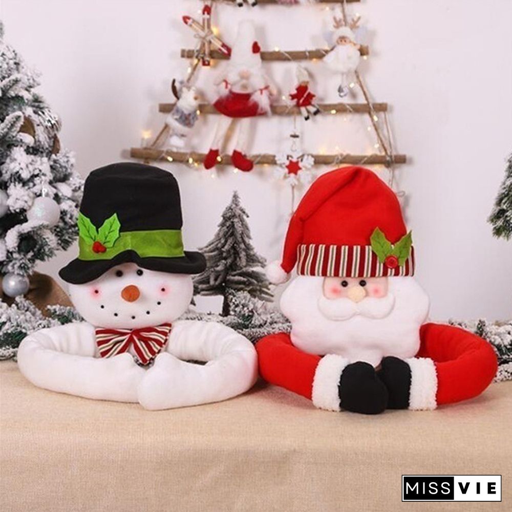 1Pcs Santa Claus Snowman Toy Merry Christmas Ornaments