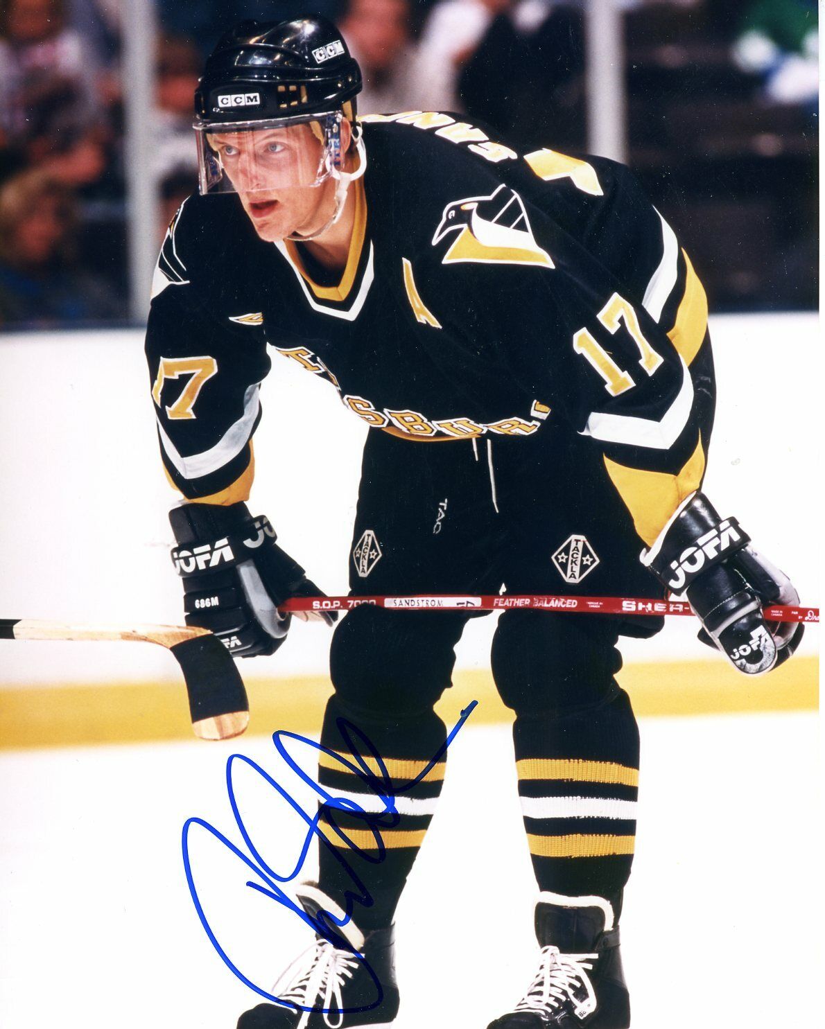 Tomas Sandstrom Autographed 8x10 Pittsburgh Penguins # S318