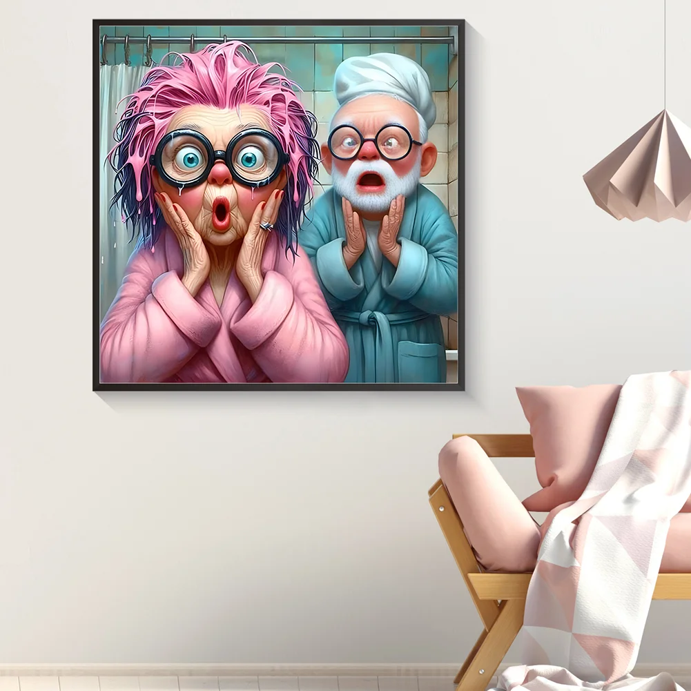 Diamond Painting - Full Round Drill - Grandma(Canvas|40*40cm)