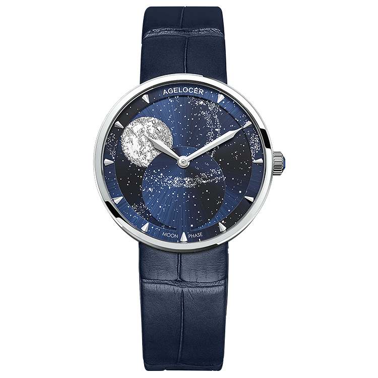 Agelocer Astronomer Ladies Moonphase Quartz Watch