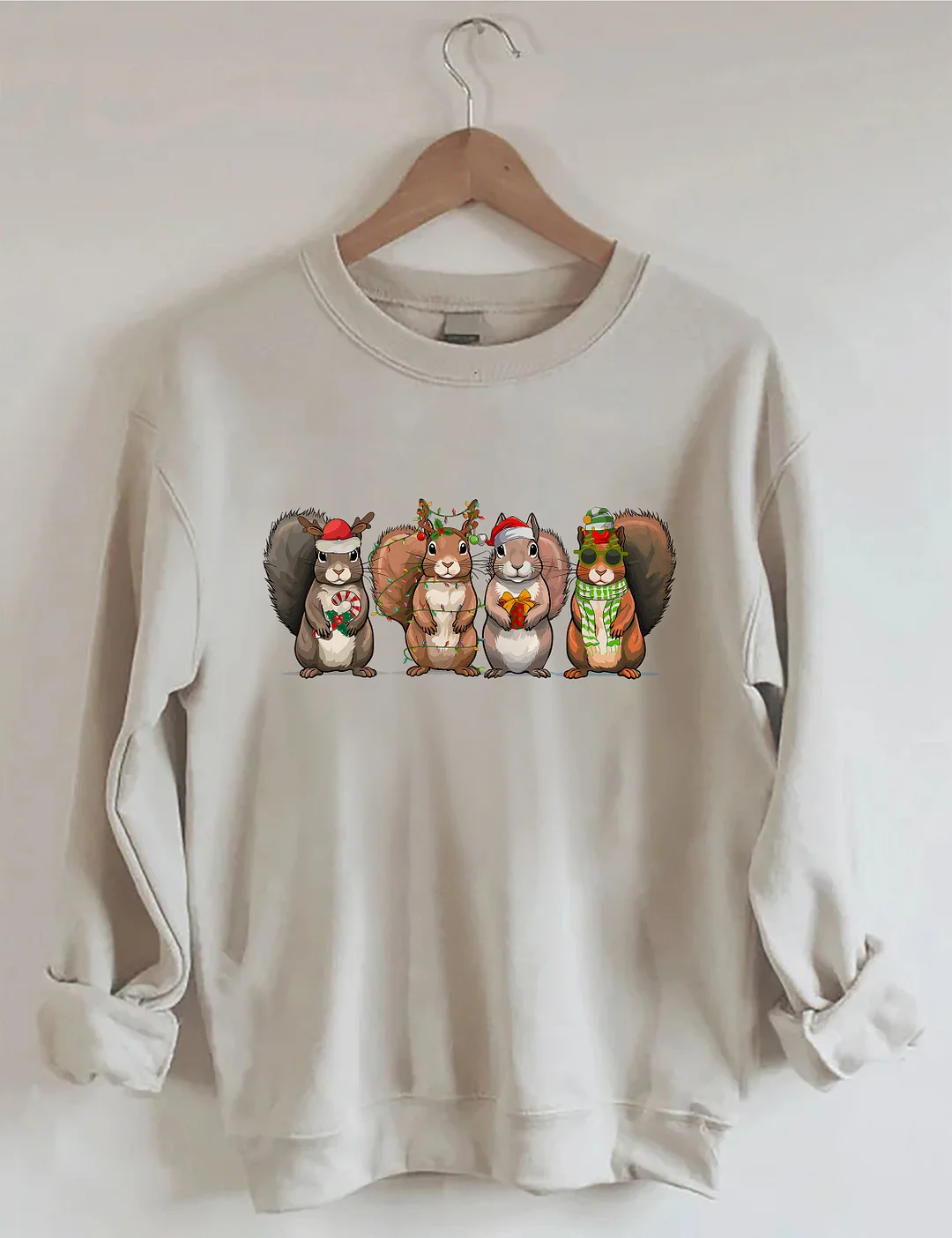 Funny Christmas Squirrel Sweatshirt
