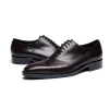 Discount Best Cap Toe Leather Dress Oxford Shoes 