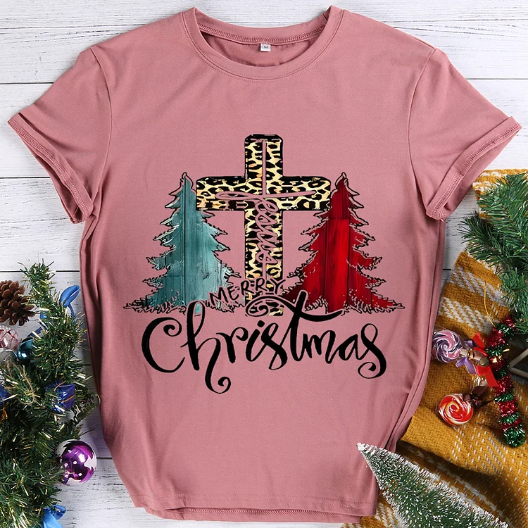 🎉Merry Christmas - God Jesus Christmas Round Neck T-shirt
