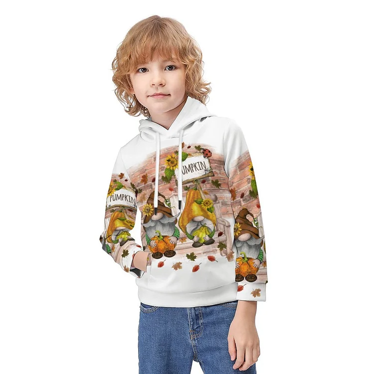 Hoodie for Kids Pumpkin Fall